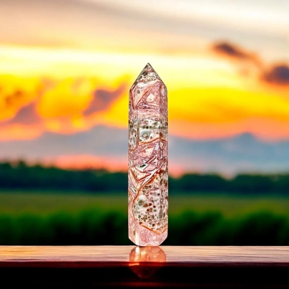 Natural Crystal Polished Tower